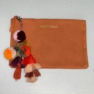 EUC Brown Sugar Brand Make-up Toiletry Travel Bag Pouch